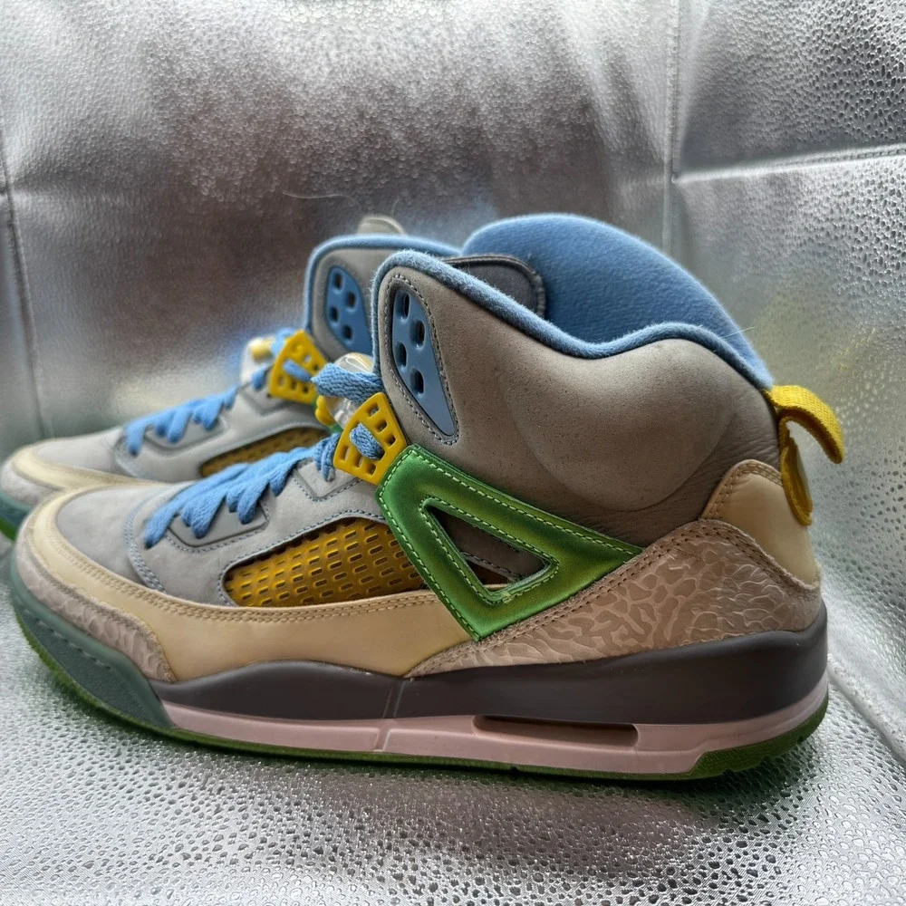 Size 13 Jordan Spizike‎ Mens Mid Top Lace Up Basketball Sneakers 315371-056
